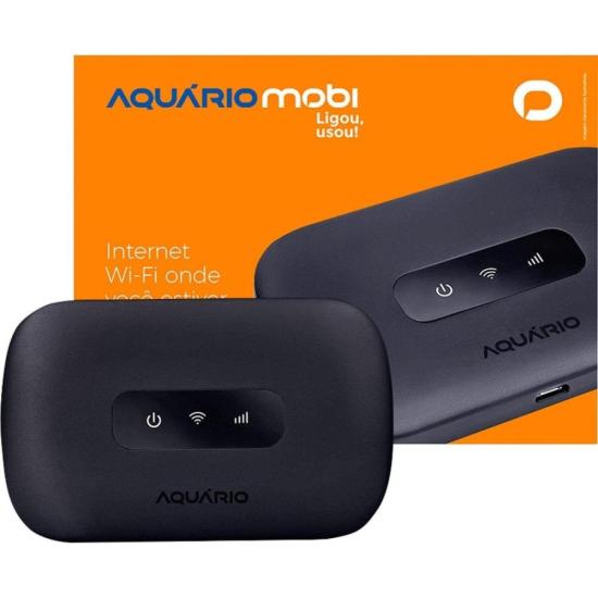 Modem Móvel Aquário MM-4000 4G Mobi Preto por 575,99 à vista no boleto/pix ou parcele em até 10x sem juros. Compre na loja Mundomax!