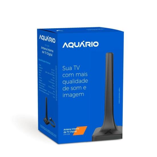 Antena Interna TV Digital DTV-200 2,5m Aquário por 17,00 à vista no boleto/pix ou parcele em até 1x sem juros. Compre na loja Mundomax!