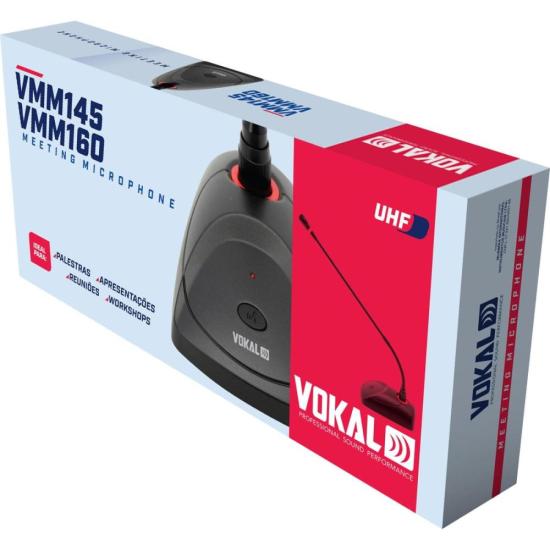 Microfone de Mesa Vokal VMM-145 por 233,00 à vista no boleto/pix ou parcele em até 9x sem juros. Compre na loja Mundomax!