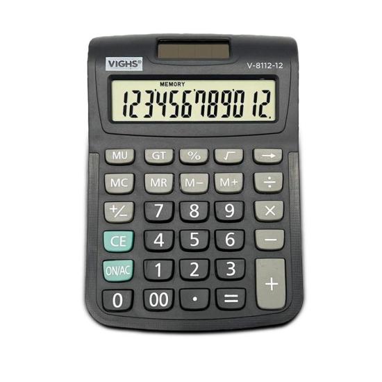 Calculadora de Mesa Vighs V-8112-12 12 Dígitos por 23,99 à vista no boleto/pix ou parcele em até 1x sem juros. Compre na loja Mundomax!