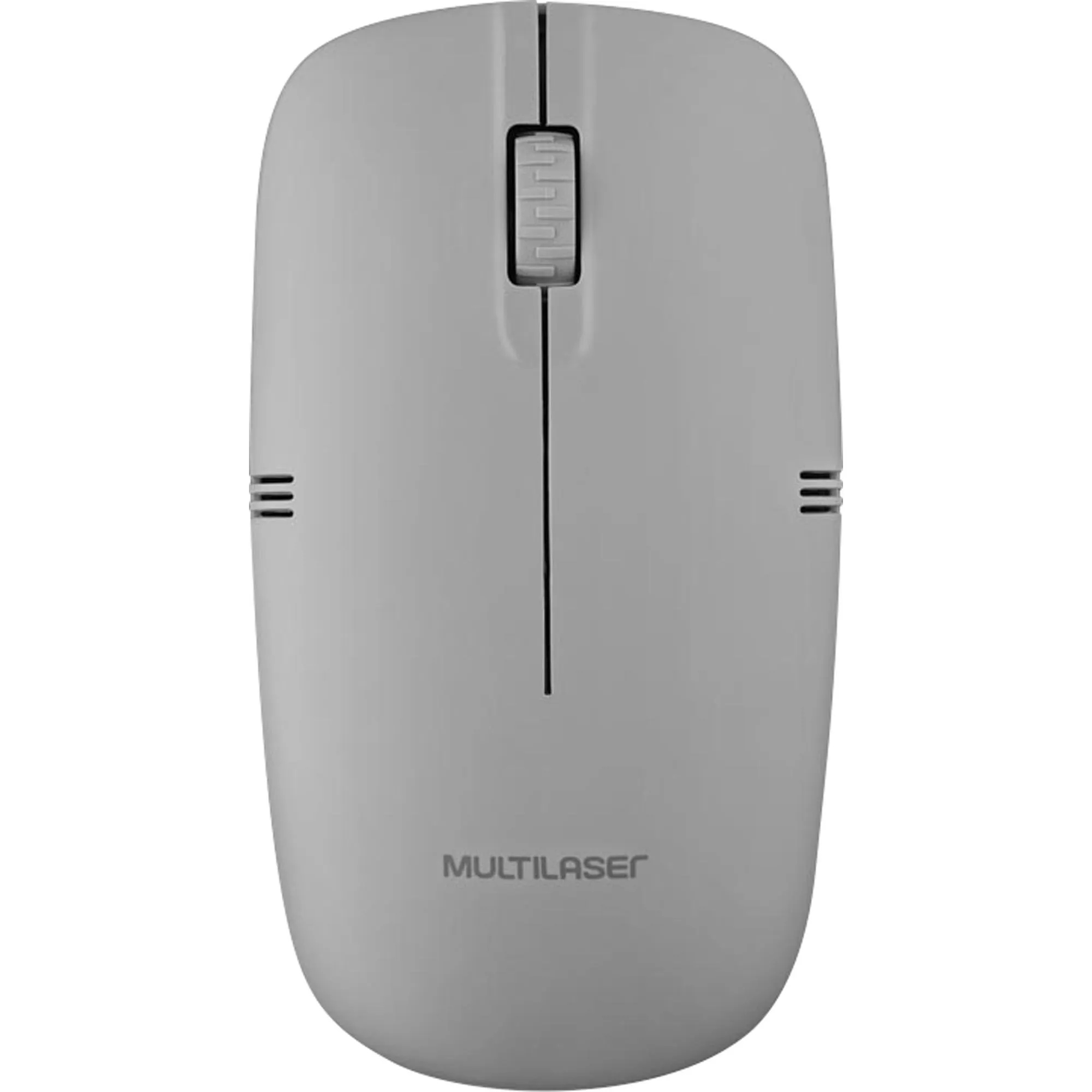 Mouse Multilaser MO287 Lite Sem Fio 2.4ghz 1200dpi USB Cinza (77953)