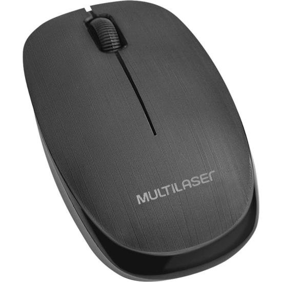 Mouse Sem Fio/USB Multilaser Standard 1200DPI Preto por 34,00 à vista no boleto/pix ou parcele em até 1x sem juros. Compre na loja Mundomax!