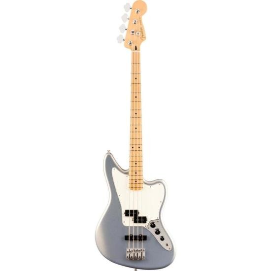 Contrabaixo Fender Player Jaguar Silver por 7.299,99 à vista no boleto/pix ou parcele em até 12x sem juros. Compre na loja Mundomax!