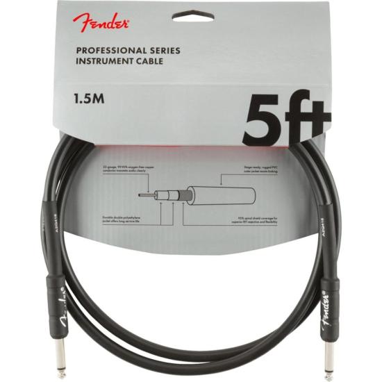 Cabo para Instrumento Fender Professional 1,5m Preto por 78,99 à vista no boleto/pix ou parcele em até 3x sem juros. Compre na loja Mundomax!