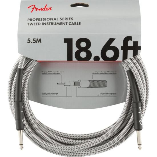 Cabo para Instrumento Fender Professional 5,5m White Tweed por 139,99 à vista no boleto/pix ou parcele em até 5x sem juros. Compre na loja Mundomax!