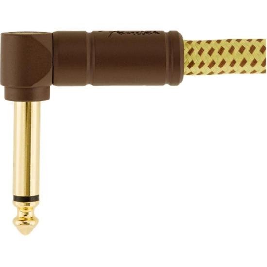 Cabo para Instrumento Fender Deluxe Angulado 5,5m Tweed por 149,99 à vista no boleto/pix ou parcele em até 5x sem juros. Compre na loja Mundomax!