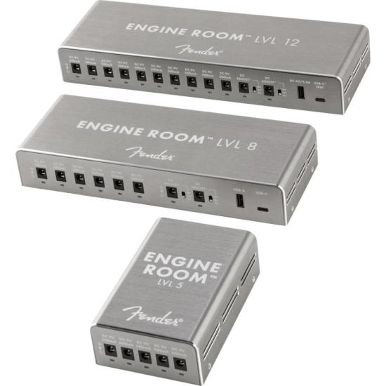Fonte para Pedal Fender Engine Room LVL8 Mundomax
