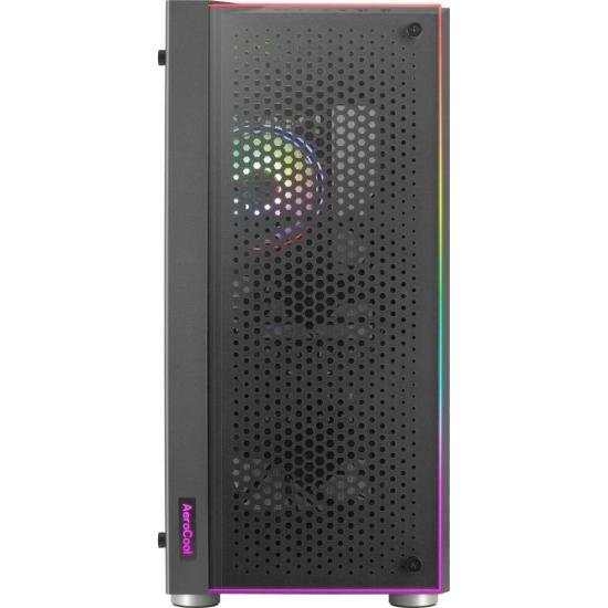 Gabinete Gamer Aerocool Skribble Preto RGB Lateral Vidro por 538,00 à vista no boleto/pix ou parcele em até 10x sem juros. Compre na loja Mundomax!