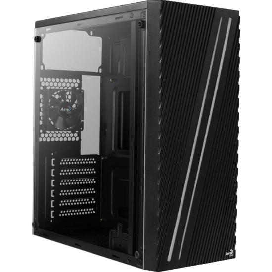 Gabinete Gamer Aerocool Streak Preto RGB Lateral Acrílico por 245,00 à vista no boleto/pix ou parcele em até 9x sem juros. Compre na loja Mundomax!