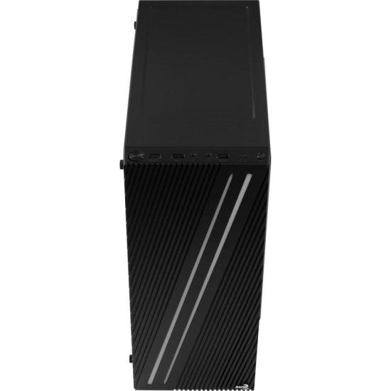 Gabinete Gamer Aerocool Streak Preto RGB Lateral Acrílico por 245,00 à vista no boleto/pix ou parcele em até 9x sem juros. Compre na loja Mundomax!