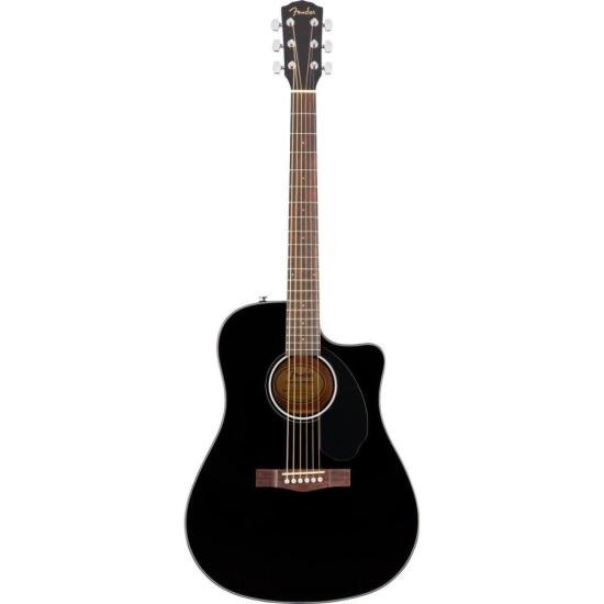 Violão Eletroacústico Fender CD60SCE Aço Black por 2.399,99 à vista no boleto/pix ou parcele em até 12x sem juros. Compre na loja Mundomax!