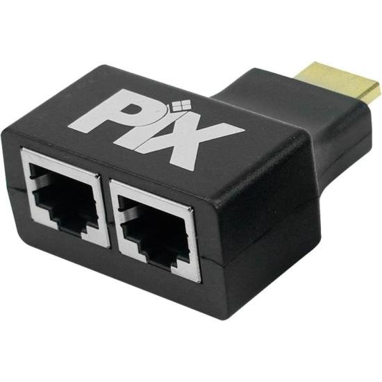 Extensor RJ45 X HDMI CAT5E/6 20m Pix por 34,00 à vista no boleto/pix ou parcele em até 1x sem juros. Compre na loja Mundomax!