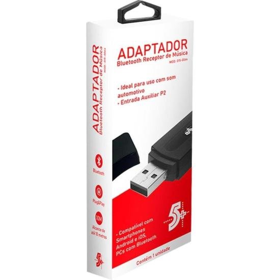 Adaptador Bluetooth Com Cabo P2 5+ por 28,00 à vista no boleto/pix ou parcele em até 1x sem juros. Compre na loja Mundomax!