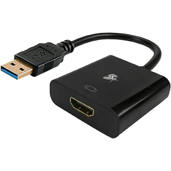 Conversor USB Para HDMI 15cm Pix por 137,99 à vista no boleto/pix ou parcele em até 5x sem juros. Compre na loja Mundomax!