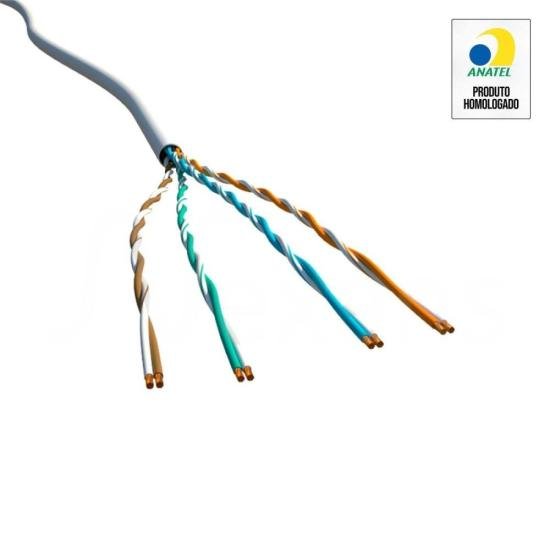 Cabo de Rede CAT.5E CMX 305m Branco Nexans por 679,99 à vista no boleto/pix ou parcele em até 10x sem juros. Compre na loja Mundomax!