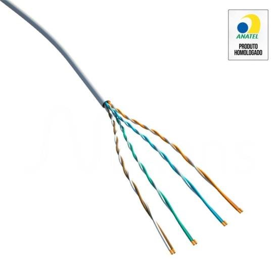 Cabo de Rede CAT.5E CMX 305m Cinza Nexans por 679,99 à vista no boleto/pix ou parcele em até 10x sem juros. Compre na loja Mundomax!