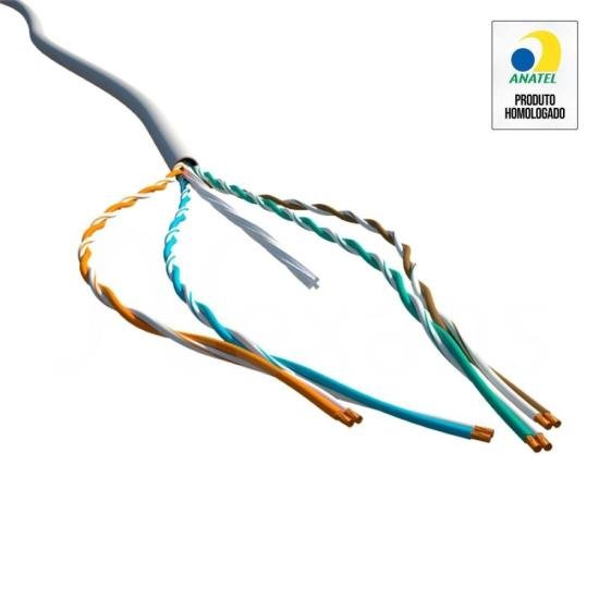 Cabo de Rede CAT.6 CM 305m Cinza Nexans por 1.169,99 à vista no boleto/pix ou parcele em até 12x sem juros. Compre na loja Mundomax!