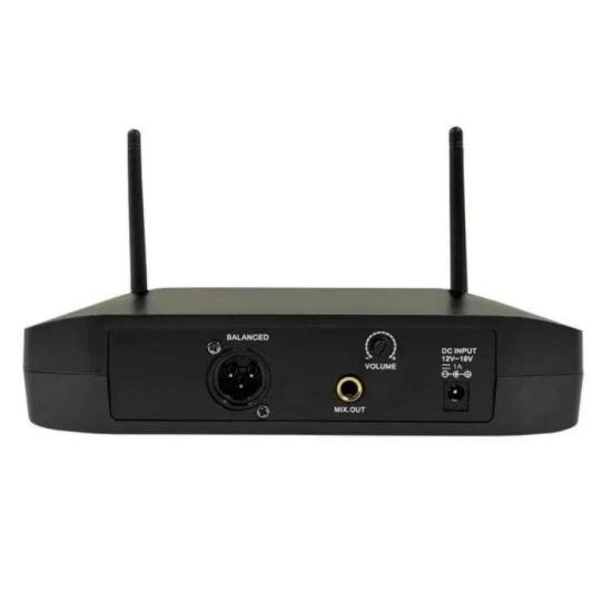 Sistema de Microfone Sem Fio Leson LS-906 Preto por 685,00 à vista no boleto/pix ou parcele em até 10x sem juros. Compre na loja Mundomax!