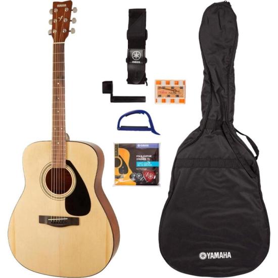 Kit de Violão Acústico Yamaha F310P Natural + Capa + Acessórios por 1.499,99 à vista no boleto/pix ou parcele em até 12x sem juros. Compre na loja Mundomax!