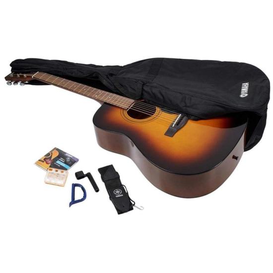 Kit de Violão Acústico Yamaha F310P TBS + Capa + Acessórios por 1.499,00 à vista no boleto/pix ou parcele em até 12x sem juros. Compre na loja Mundomax!