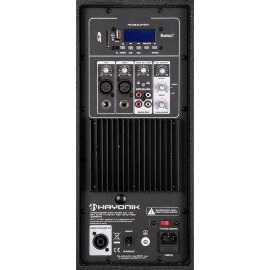 Caixa de Som Amplificada HAYONIK CPX-12A 12\" com Falante e Driver JBL por 1.999,99 à vista no boleto/pix ou parcele em até 12x sem juros. Compre na loja Mundomax!