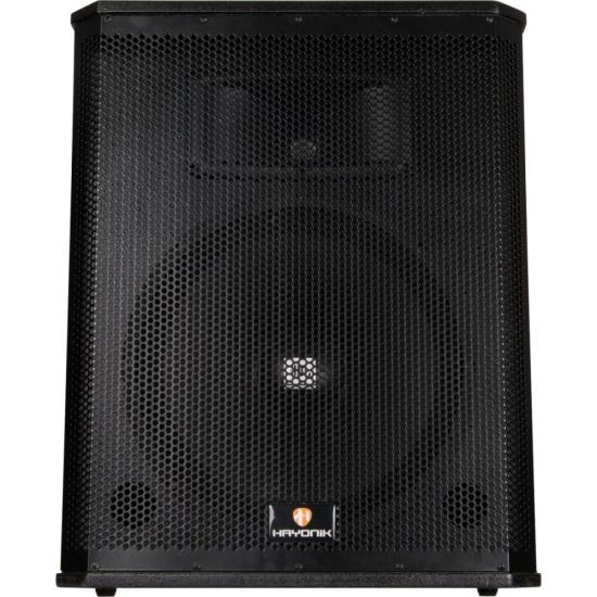Caixa de Som Amplificada HAYONIK CPX-15A 15\" com Falante e Driver JBL por 1.939,00 à vista no boleto/pix ou parcele em até 12x sem juros. Compre na loja Mundomax!