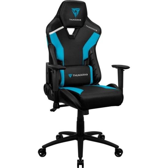 Cadeira Gamer ThunderX3 TC3 Azure Blue Azul por 1.445,00 à vista no boleto/pix ou parcele em até 12x sem juros. Compre na loja Mundomax!