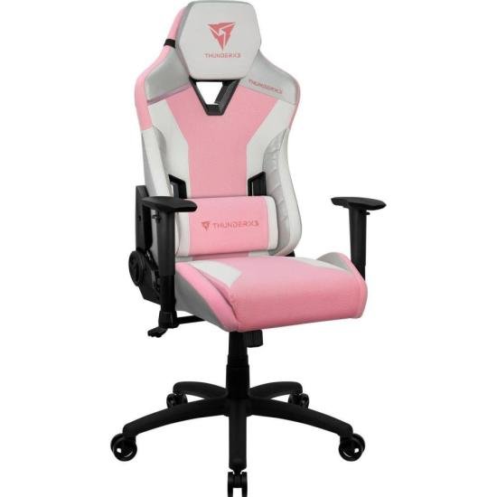 Cadeira Gamer ThunderX3 TC3 Sakura White Rosa por 1.099,90 à vista no boleto/pix ou parcele em até 12x sem juros. Compre na loja Thunderx3!
