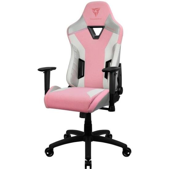 Cadeira Gamer ThunderX3 TC3 Sakura White Rosa por 1.099,90 à vista no boleto/pix ou parcele em até 12x sem juros. Compre na loja Thunderx3!