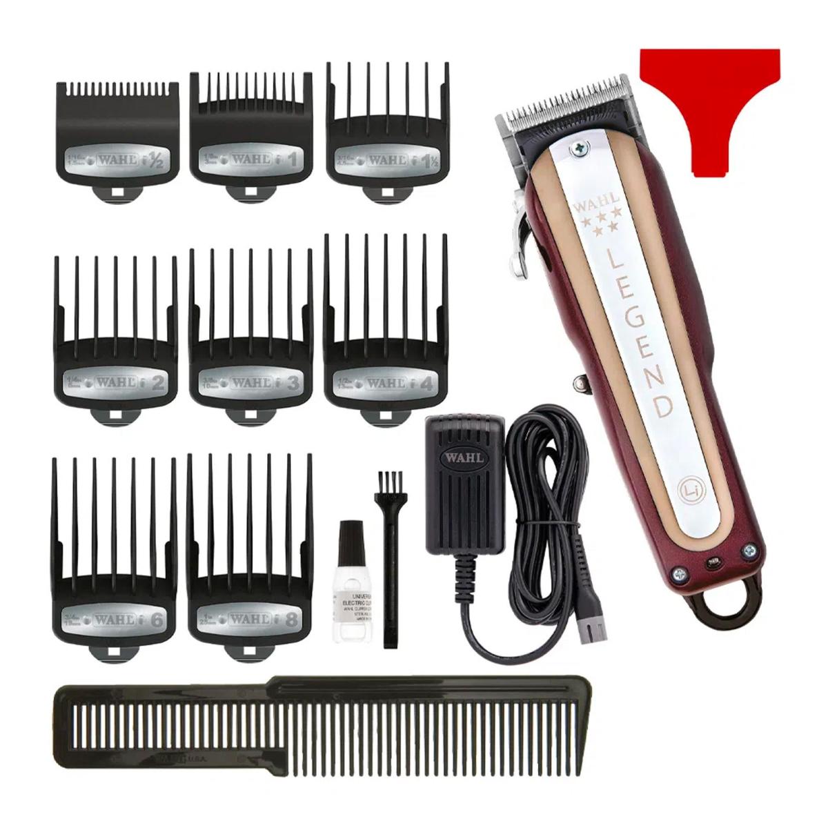 Máquina de Corte Wahl Legend Cordless Vermelha - Mundomax