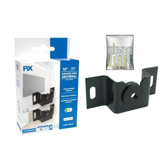 Suporte Fixo Para TV LED/LCD Universal 10 A71 Pix por 13,99 à vista no boleto/pix ou parcele em até 1x sem juros. Compre na loja Mundomax!