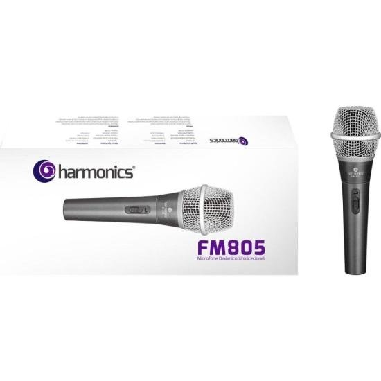 Microfone Harmonics FM-805 Dinâmico (78402)