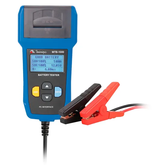 Testador Bateria Mtb-1000 Preto/Azul Minipa (78423)