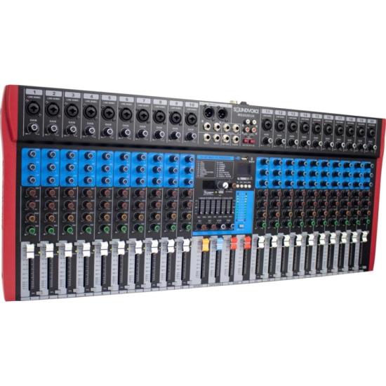 Mesa de Som Soundvoice MS202 EUX 20 Canais por 2.630,00 à vista no boleto/pix ou parcele em até 12x sem juros. Compre na loja Mundomax!