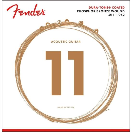 Encordoamento Para Violão Aço Fender 860CL 011 Bronze por 72,99 à vista no boleto/pix ou parcele em até 2x sem juros. Compre na loja Mundomax!