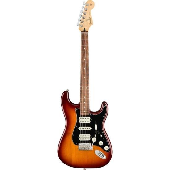 Guitarra Stratocaster Fender Player HSH Tobacco Burst por 7.999,99 à vista no boleto/pix ou parcele em até 12x sem juros. Compre na loja Mundomax!