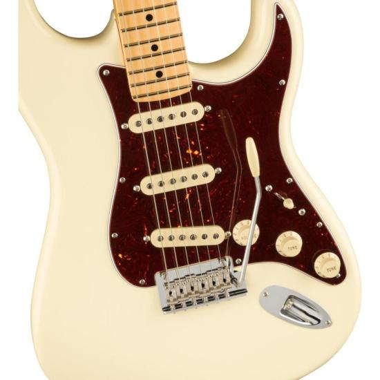 Guitarra Stratocaster Fender American Professional II Olympic White por 16.979,00 à vista no boleto/pix ou parcele em até 12x sem juros. Compre na loja Mundomax!