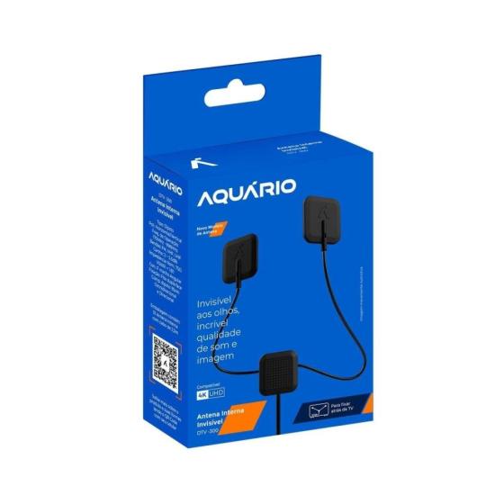 Antena Interna Invisível DTV-300 Aquário por 25,00 à vista no boleto/pix ou parcele em até 1x sem juros. Compre na loja Mundomax!