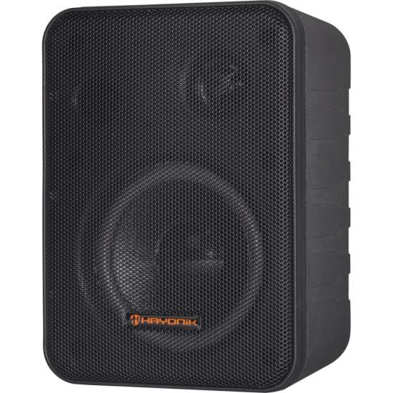 Caixa de Som Ambiente c/ Trafo HAYONIK Ambience Line MSB60NC 70V 10W PT por 0,00 à vista no boleto/pix ou parcele em até 1x sem juros. Compre na loja Mundomax!