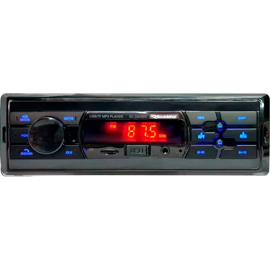 Rádio Roadstar RS-2604BR USB/Bluetooth por 79,99 à vista no boleto/pix ou parcele em até 3x sem juros. Compre na loja Mundomax!
