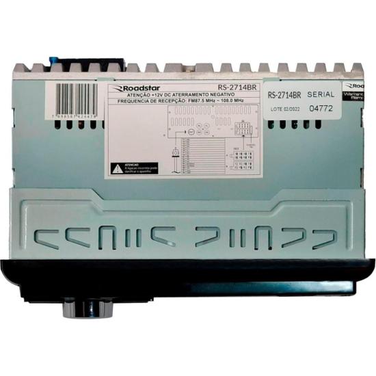 Rádio Roadstar RS-2714BR USB/Bluetooth por 132,99 à vista no boleto/pix ou parcele em até 5x sem juros. Compre na loja Mundomax!