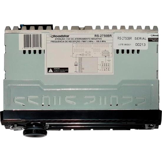 Rádio Roadstar RS-2751BR USB/Bluetooth por 143,99 à vista no boleto/pix ou parcele em até 5x sem juros. Compre na loja Mundomax!