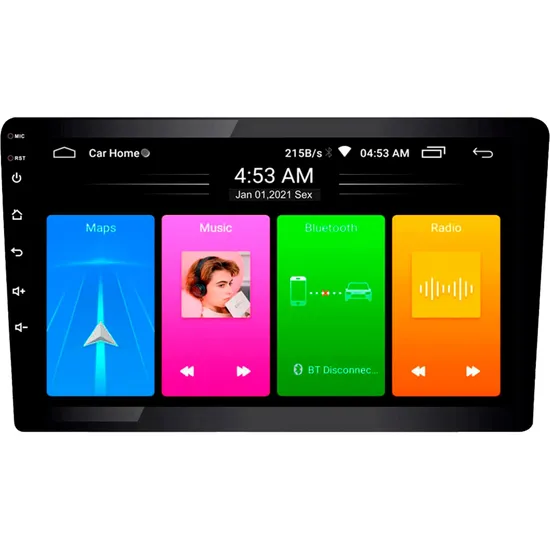 Multimídia Roadstar RS909BR Android por 877,99 à vista no boleto/pix ou parcele em até 10x sem juros. Compre na loja Mundomax!