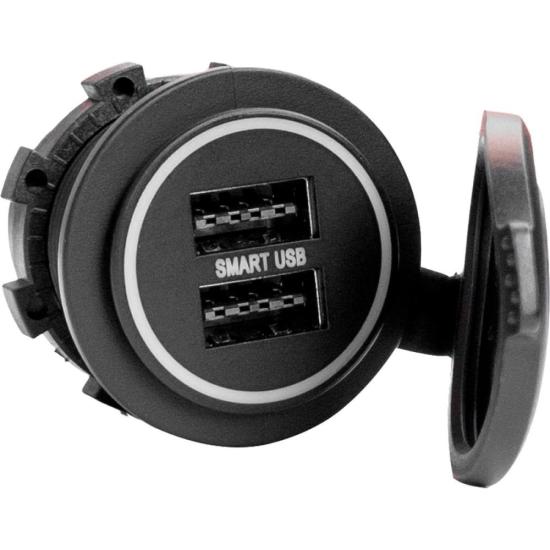 Carregador Veicular Roadstar RS1083UBR USB por 38,00 à vista no boleto/pix ou parcele em até 1x sem juros. Compre na loja Mundomax!