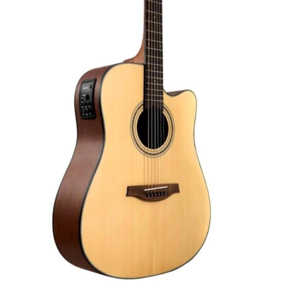 Violão Folk Elétrico Benson GD100CE Natural Satim por 949,00 à vista no boleto/pix ou parcele em até 10x sem juros. Compre na loja Mundomax!