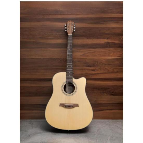 Violão Folk Elétrico Benson GD100CE Natural Satim por 949,00 à vista no boleto/pix ou parcele em até 10x sem juros. Compre na loja Mundomax!