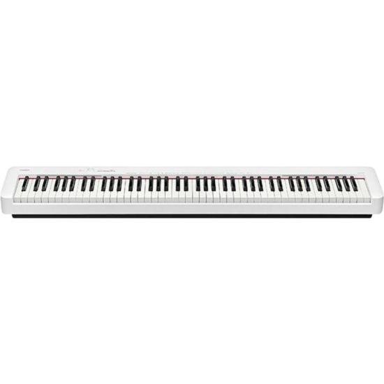 Piano Digital Casio CDP-S110WE Branco por 3.266,00 à vista no boleto/pix ou parcele em até 12x sem juros. Compre na loja Mundomax!