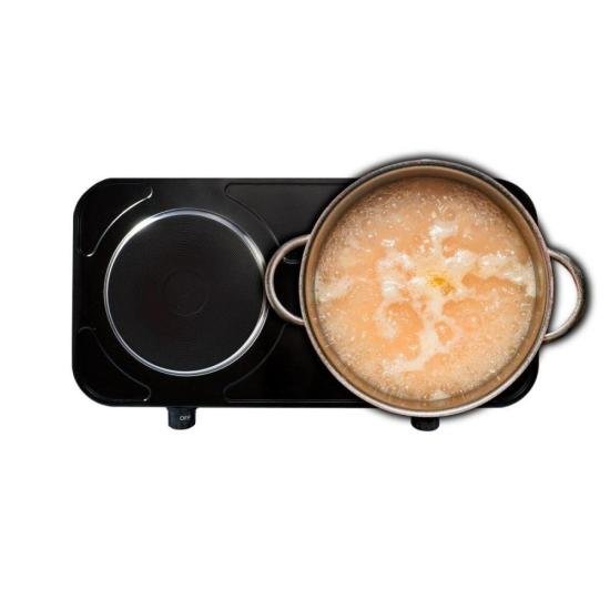 Fogão Elétrico De Mesa Agratto FMP-02 2 Pratos Preto 220v por 149,00 à vista no boleto/pix ou parcele em até 5x sem juros. Compre na loja Mundomax!