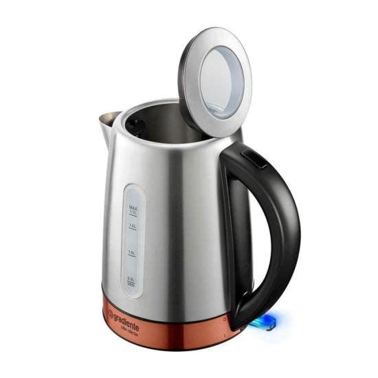 Chaleira Elétrica Gradiente Daily PGCE210 220v por 249,99 à vista no boleto/pix ou parcele em até 9x sem juros. Compre na loja Mundomax!