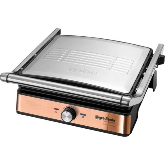 Grill Elétrico Gradiente Press Prime PGGR152 127v por 507,99 à vista no boleto/pix ou parcele em até 10x sem juros. Compre na loja Mundomax!